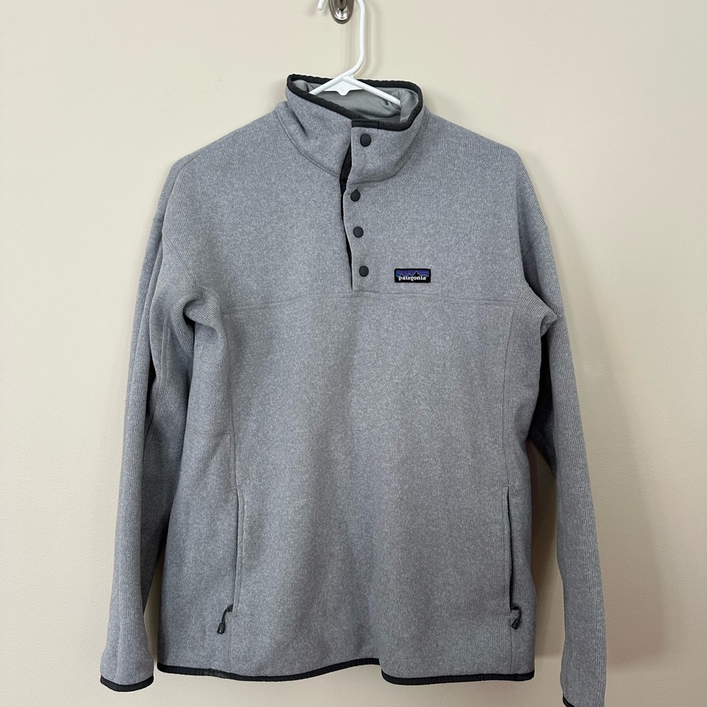 Women’s Patagonia Light Gray Fleece Pullover